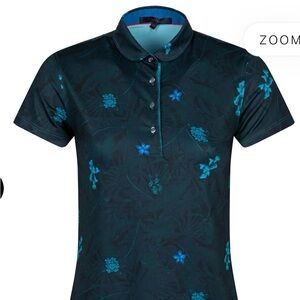 Ladies Greyson Scarlett Deep Pacific Polo